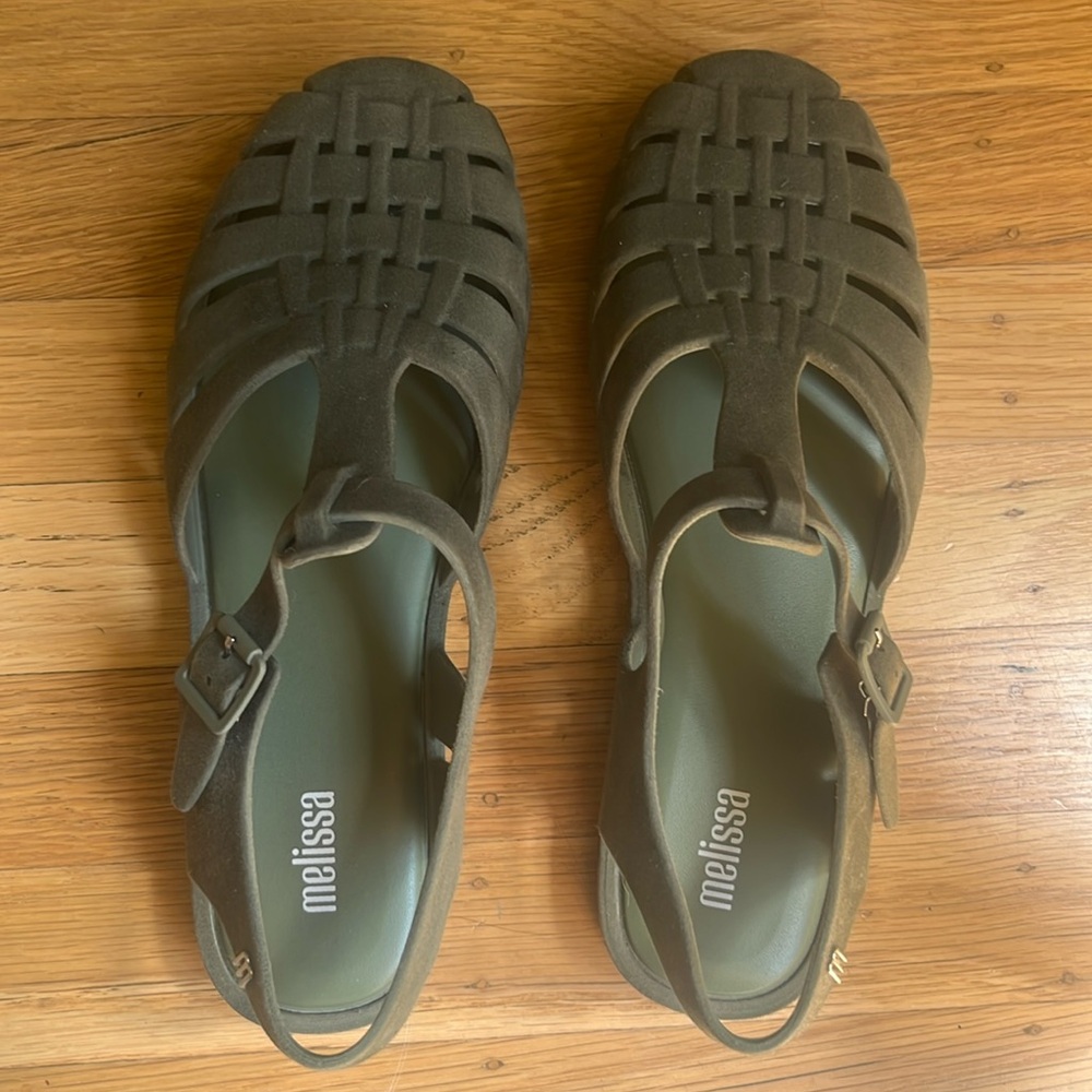 Melissa Green Jelly Sandals